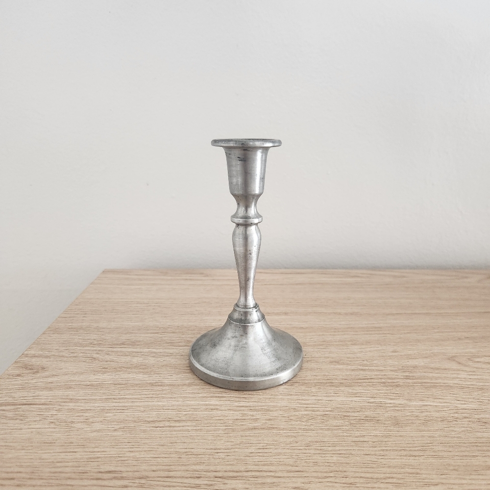 Vintage Preisner Pewter Candle Holder